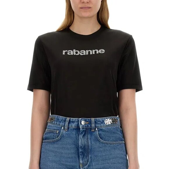 H&M x Rabanne Black T-Shirt - Brand New! - Picture 1 of 4